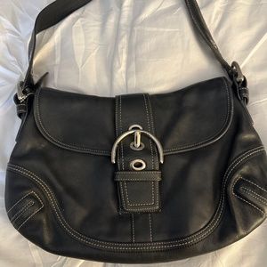 Black Coach shoulder bag